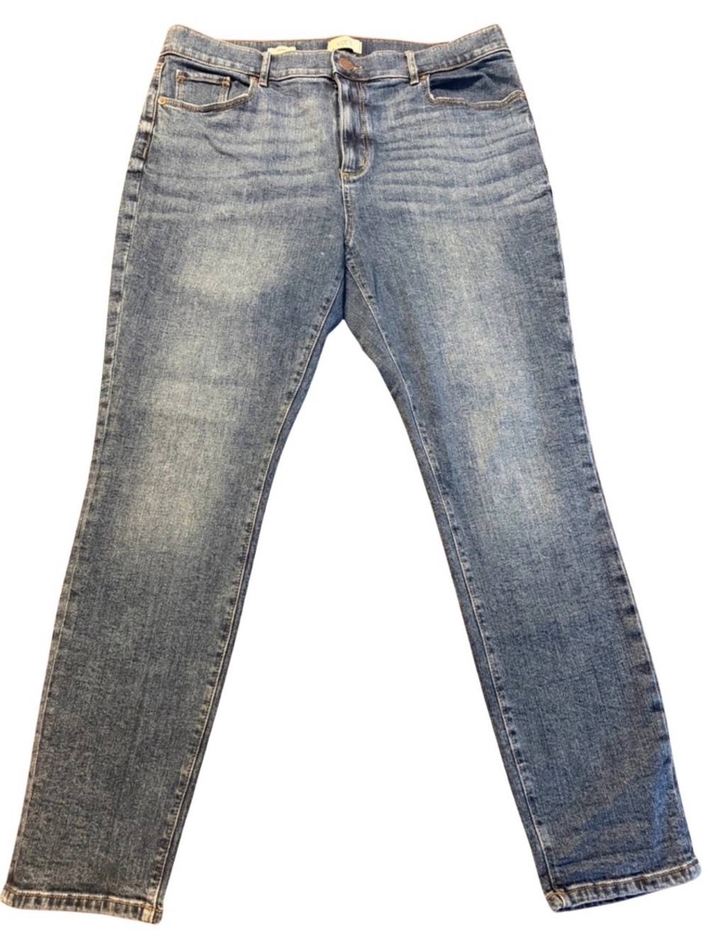 LOFT Outlet Skinny Jeans Women’s 14 Medium Wash Stretch Ankle Denim